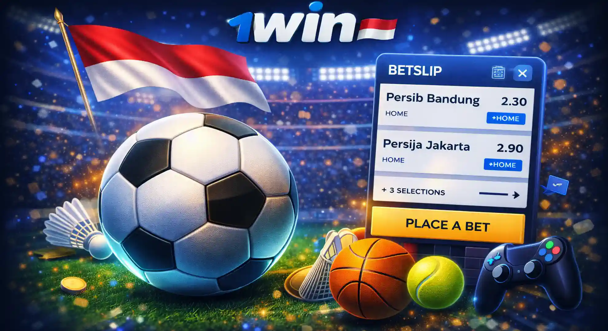 Taruhan Olahraga di 1win Bet