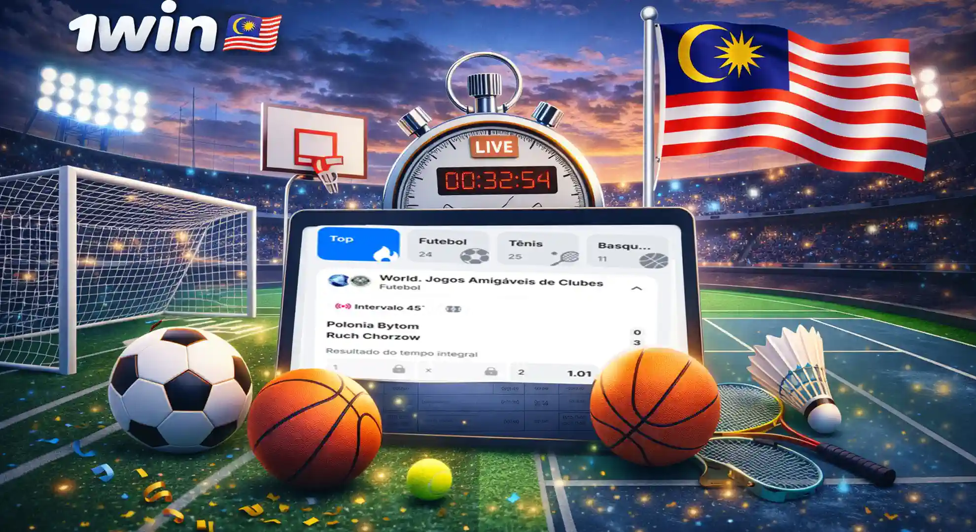 Sports Betting at 1win Malaysia